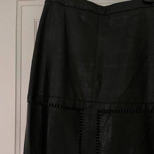 Forever 21 Black mini "pleather" skirt- size xsmall